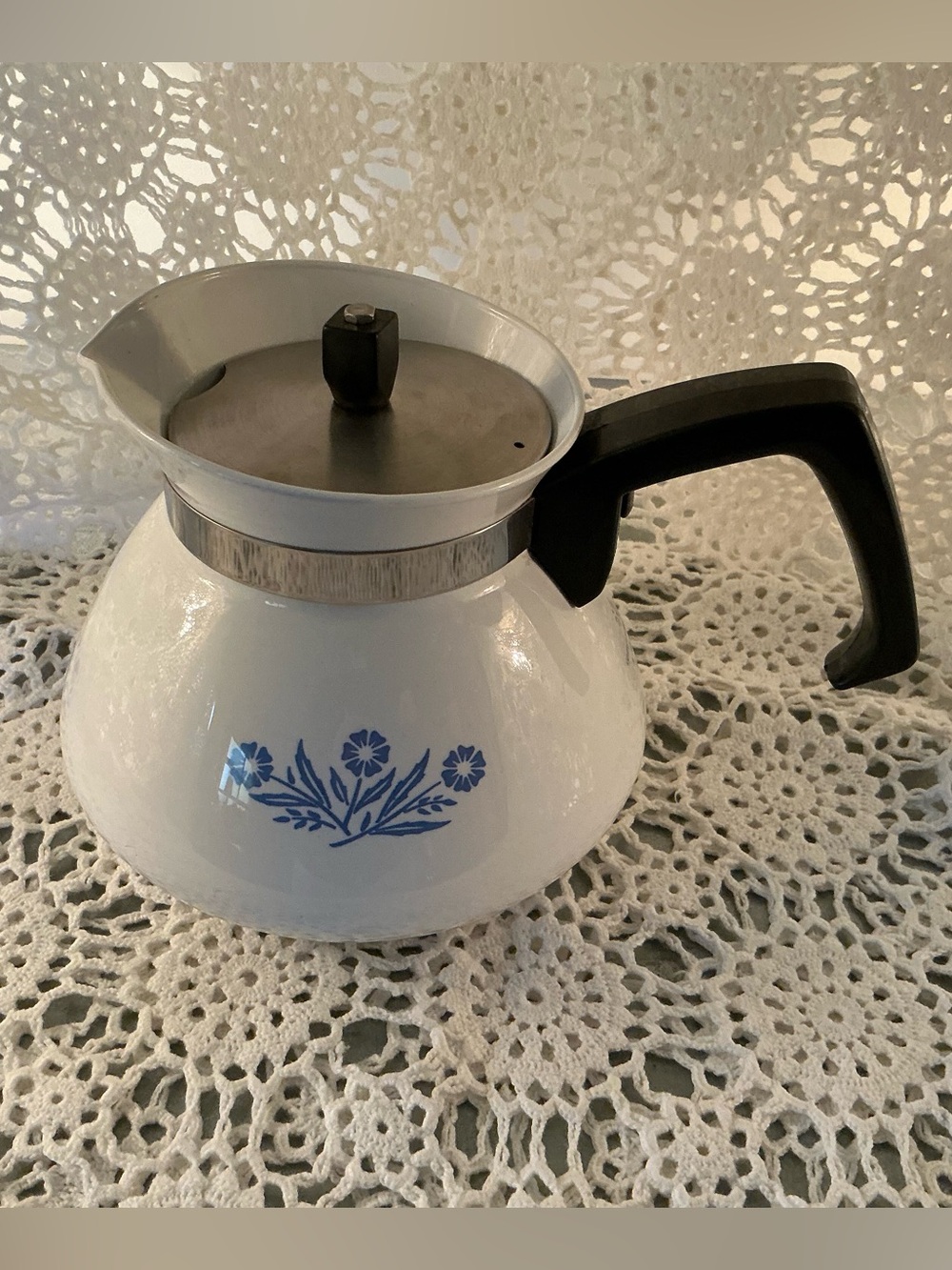Corning Ware 6 cup Coffee/Tea Pot, Vintage